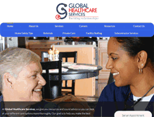 Tablet Screenshot of globalhealthcareservice.com